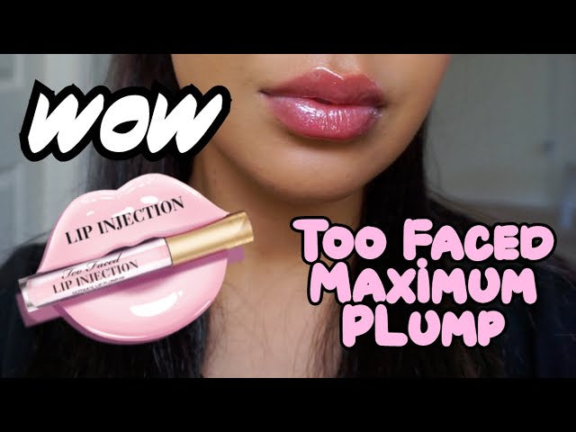 Lip Injection Maximum Plump Extra Strength Lip Plumper-Cotton Candy Kisses - light pink with gold pearlNEW