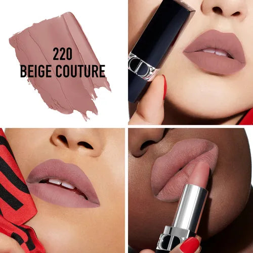 Rouge Dior Refillable Lipstick-220 Beige Couture Velvet - beige nude