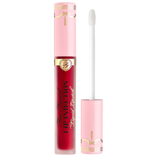 Lip Injection Power Plumping Cream Liquid Lipstick -Infatuated - vivid warm red