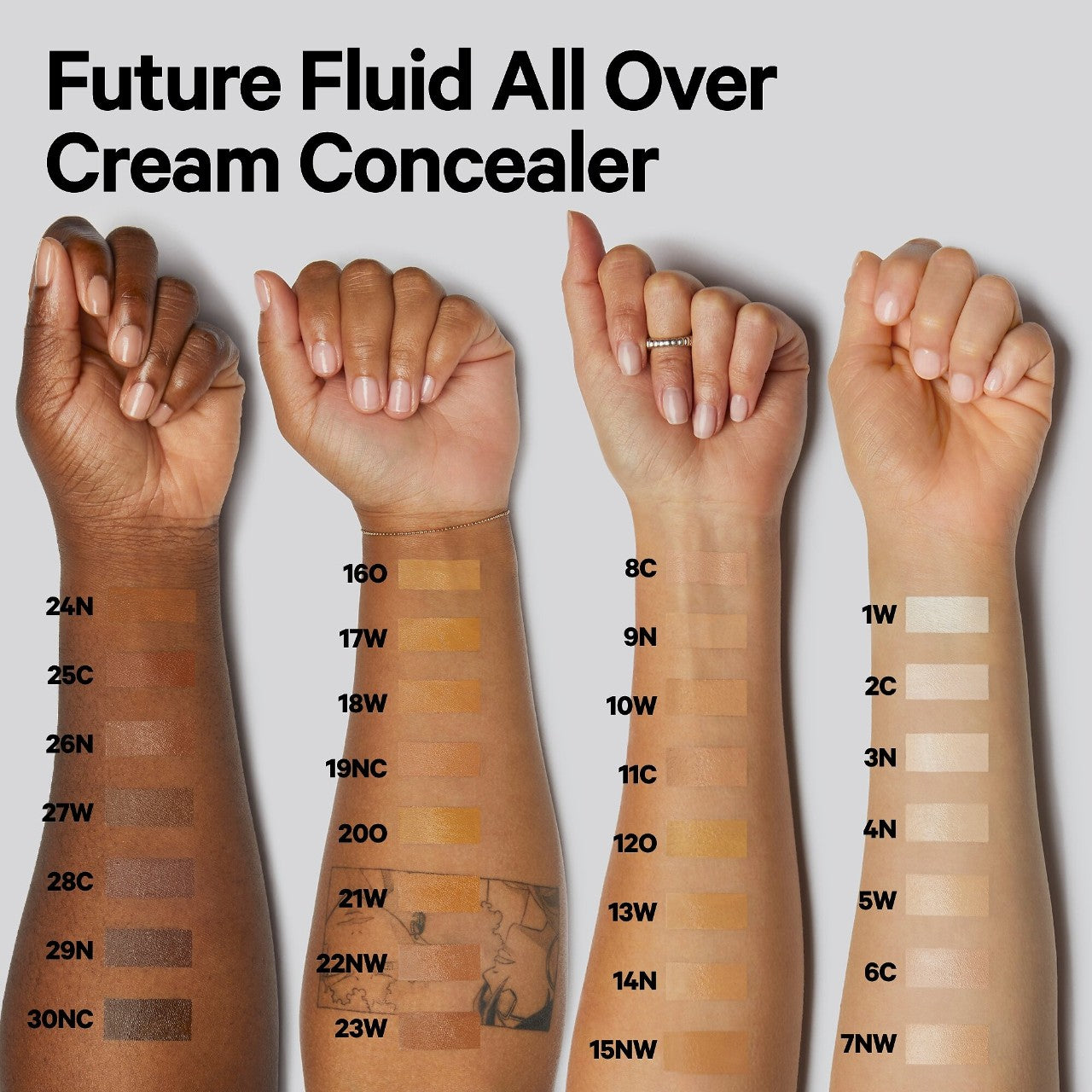Future Fluid All Over Medium Coverage Hydrating Concealer- Choose your shade