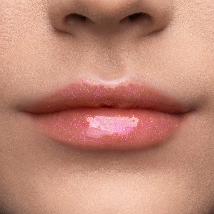 Lip Injection Power Plumping Hydrating Lip Gloss-Secret Sauce - light peach w sparkle