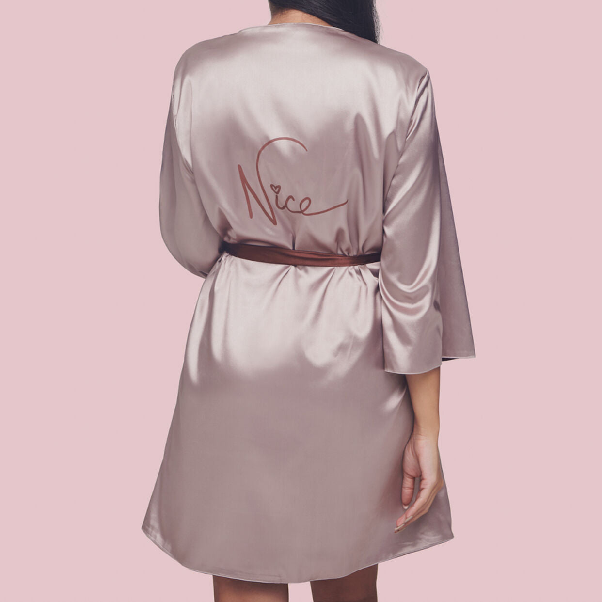 Naughty Nude Reversible Robe