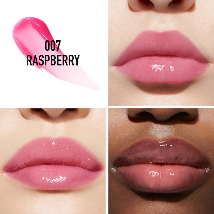 Dior Addict Lip Maximizer Plumping Gloss- 007 Raspberry - raspberry glossy
