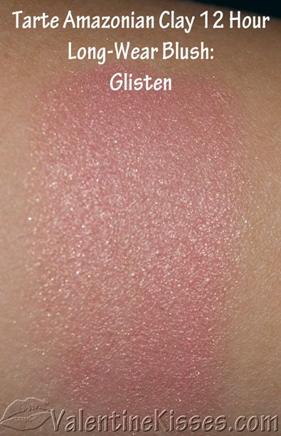 Amazonian clay 12-hour blush-Glisten ( Barbie pink with golden glow )