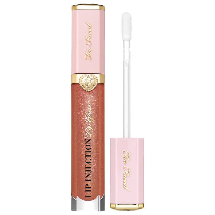 Lip Injection Power Plumping Lip Gloss -The Bigger The Hoops - warm nude w sparkle