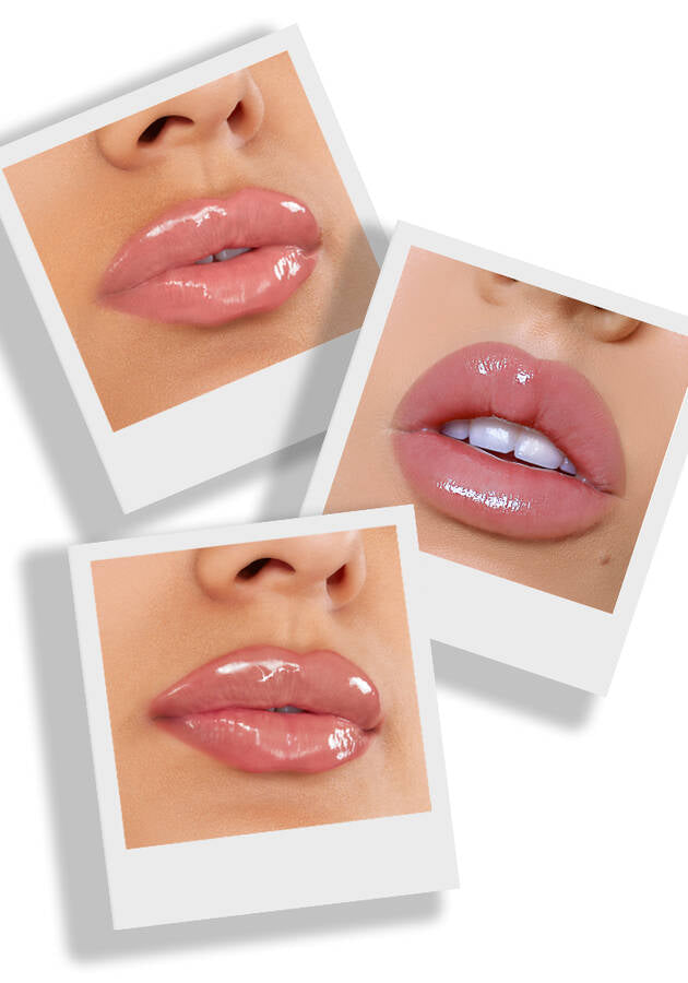 Plumping nude lip set