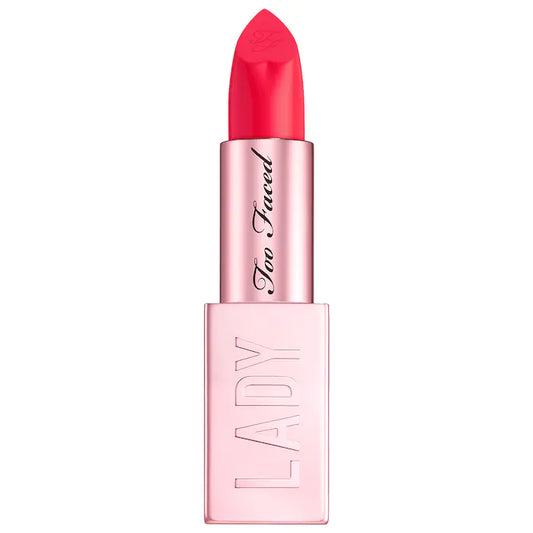 Lady Bold Cream Lipstick-Unafraid - bright poppy red