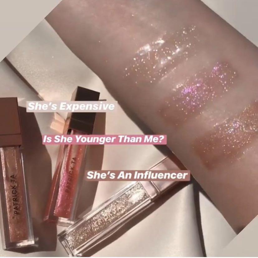 Major glow lip shine in ' She's expensive '