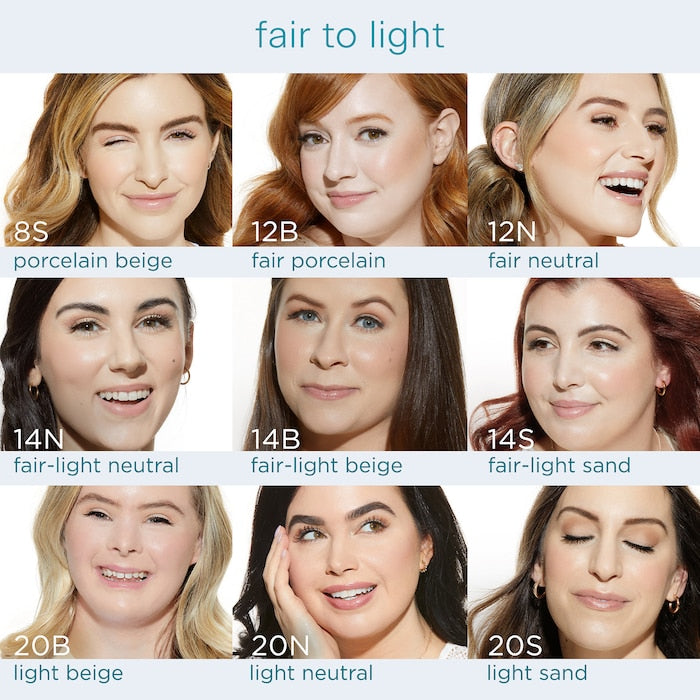 SEA Hydroflex™ Serum Foundation
- 14B Fair light beige