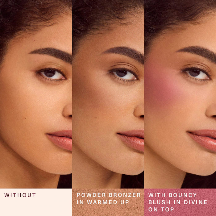 Warm Wishes Soft Matte Powder Bronzer-Warmed Up - light brown with neutral warm undertone