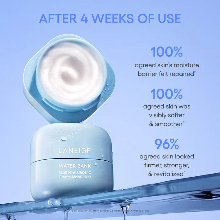 Mini Water Bank Blue Hyaluronic Cream Moisturizer for Moisture Barrier Repair-20ML