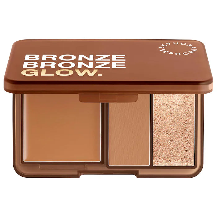 Bronze Bronze Glow Face Palette-02 Born to Bronze - medium warm-neutral tan bronze