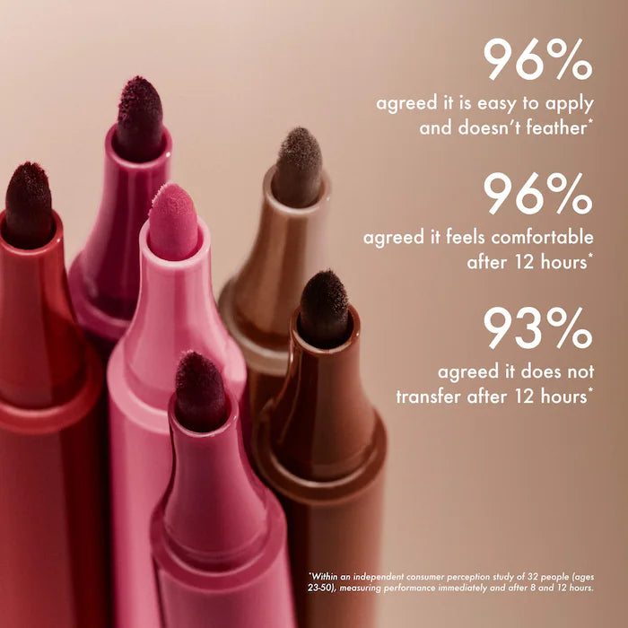 Flushed Lip Stain 12HR Long-Lasting Lip Tint-Slipper - soft warm pink
