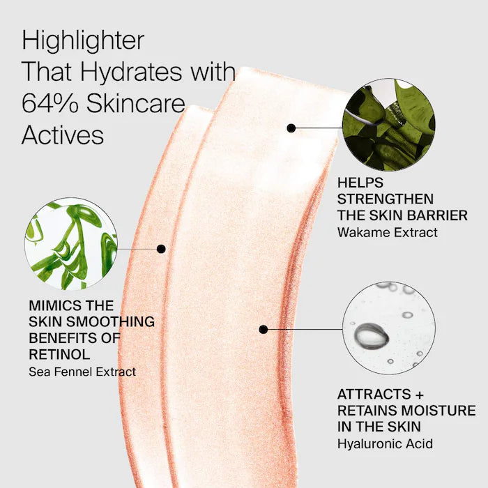 Bio-Radiant Glassy Balm Highlighter Stick-Glassy Opal - iridescent pink