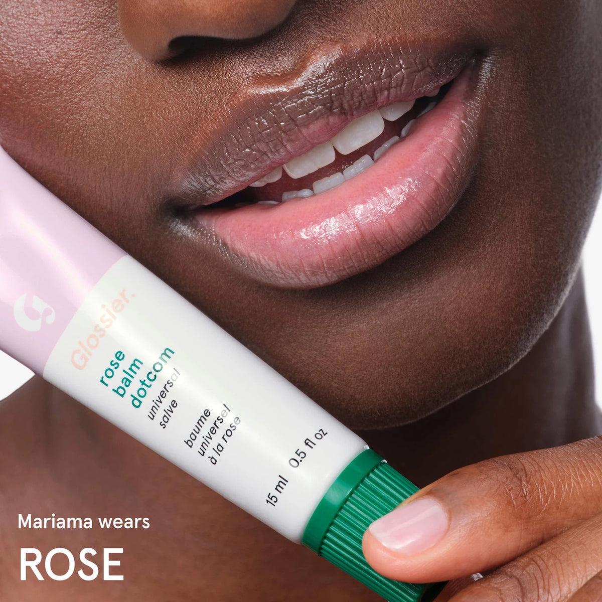 Balm Dotcom Lip Balm and Skin Salve - Rose - sheer pink tint