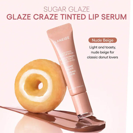 Glaze Craze Tinted Polypeptide Lip Serum-Sugar Glaze - Nude Beige