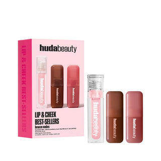 HUDA BEAUTY HABIBTI LIP & CHEEK BEST-SELLERS BRONZE NUDES