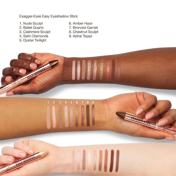 Exagger-Eyes Waterproof Eyeshadow Stick-Nude Sculpt - light cool nude