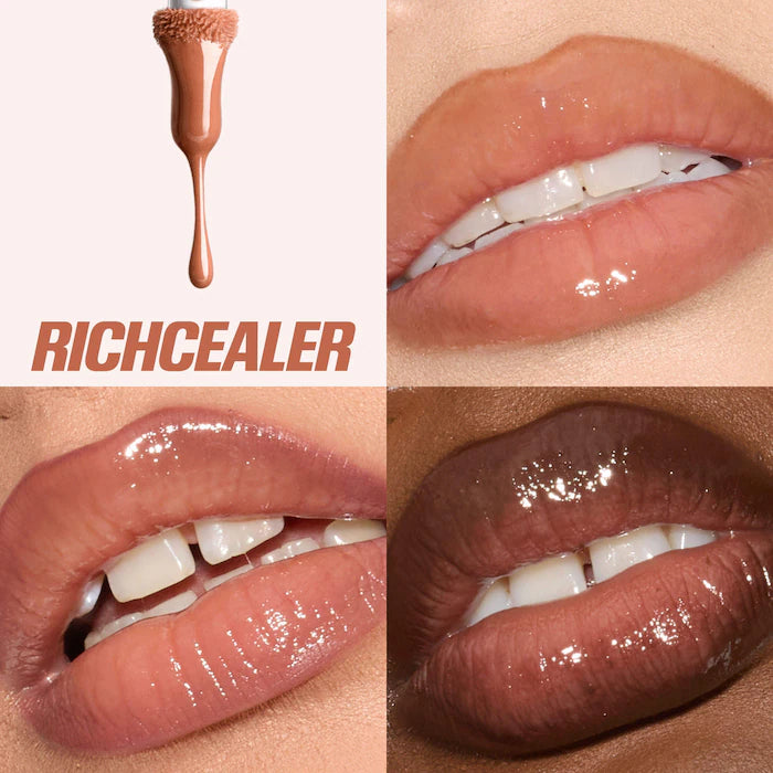 Faux Filler Shiny Non-Sticky Lip Gloss-NEW