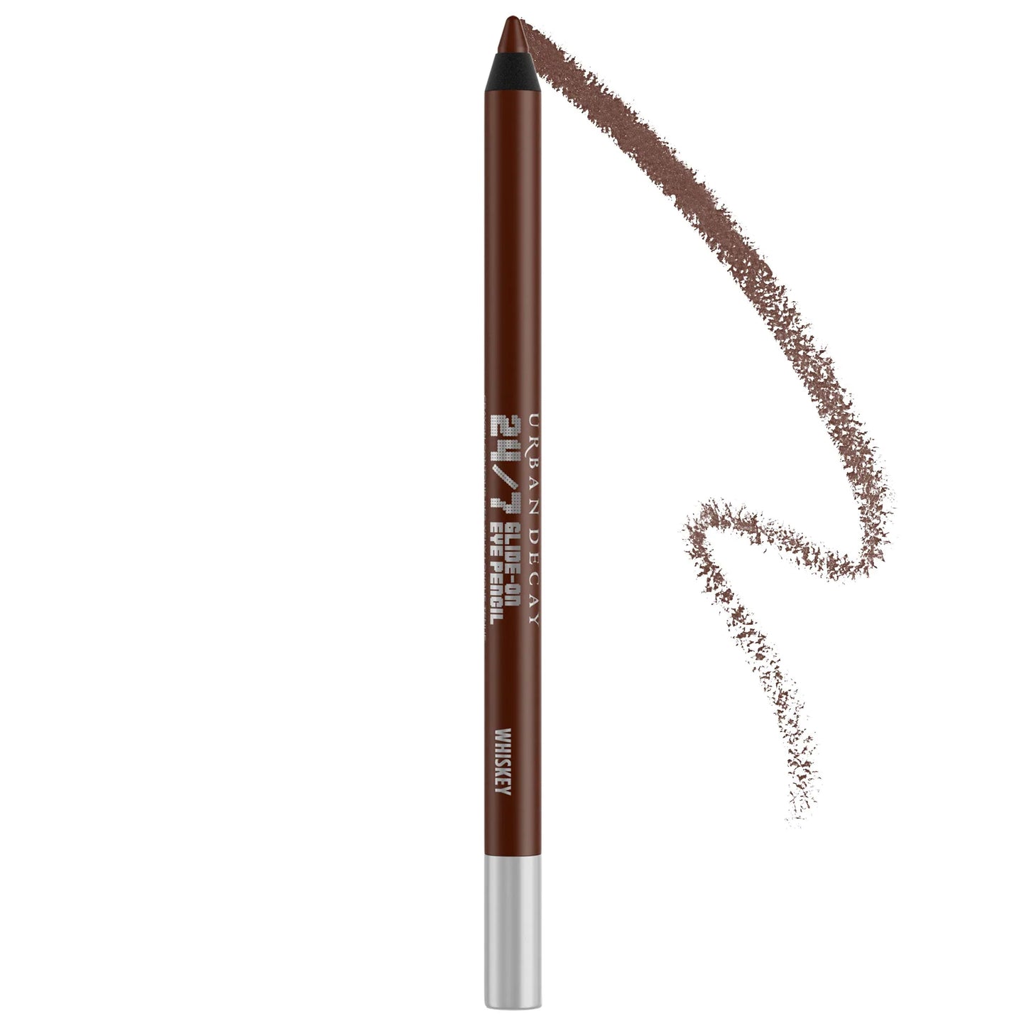 24/7 Glide-On Waterproof Eyeliner Pencil-Whiskey - rich brown matte