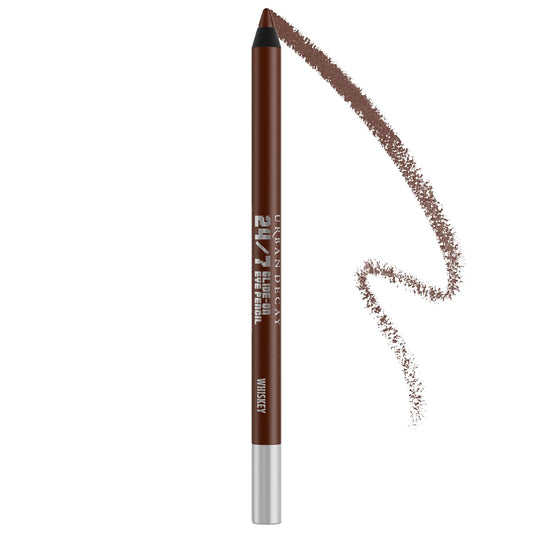 24/7 Glide-On Waterproof Eyeliner Pencil-Whiskey - rich brown matte