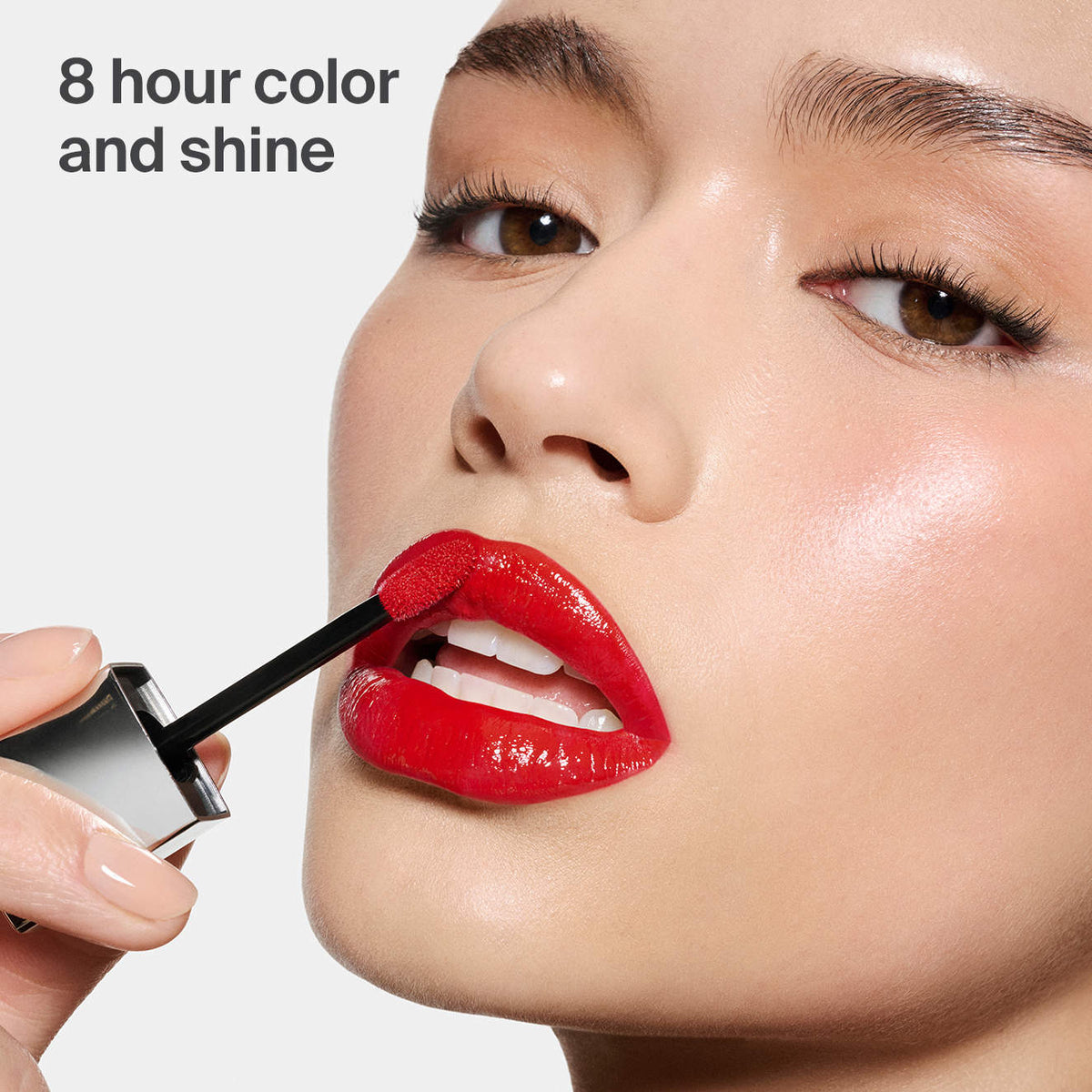 Atomic Shake High-Shine Longwear Lip Lacquer Lipstick - Mahogany - cool brown