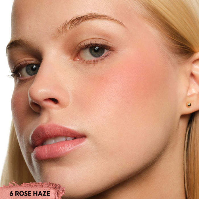 Make Me Blush 24H Buildable Powder Blush-6 Rose Haze - soft nude pink