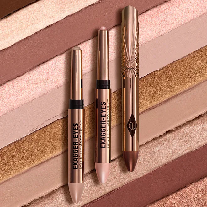 Exagger-Eyes Waterproof Eyeshadow Stick-Bronzed Garnet - seductive reddish bronze