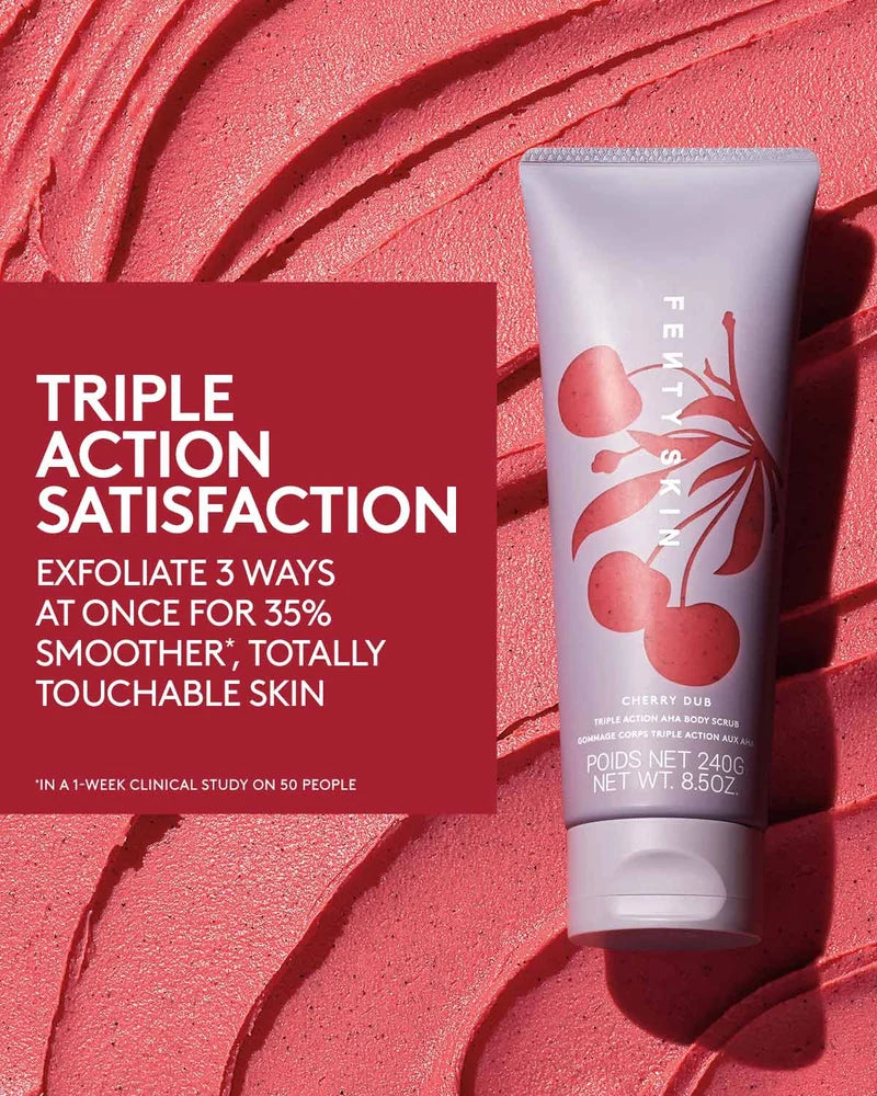 CHERRY DUB TRIPLE ACTION AHA BODY SCRUB