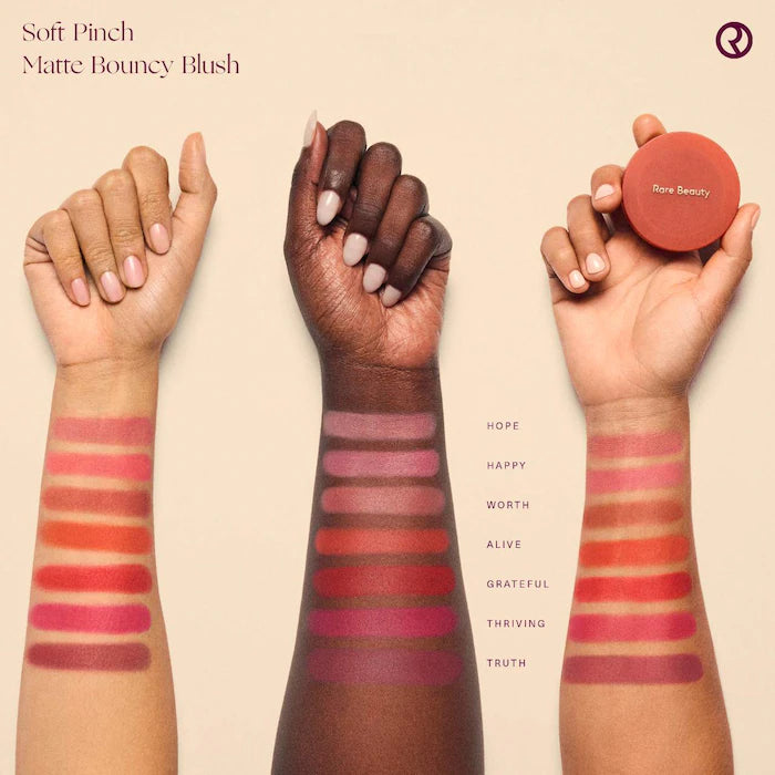 Soft Pinch Matte Bouncy Blush-Worth - true rose