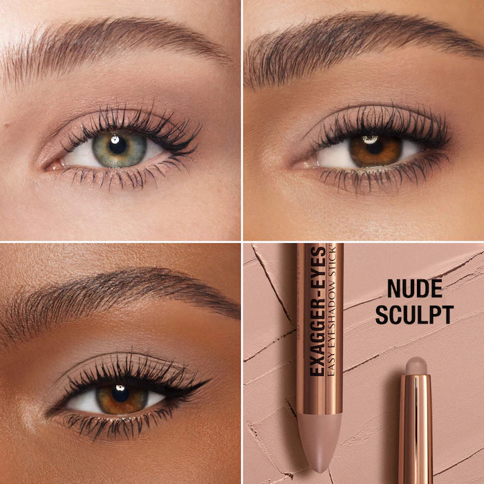 Exagger-Eyes Waterproof Eyeshadow Stick-Nude Sculpt - light cool nude