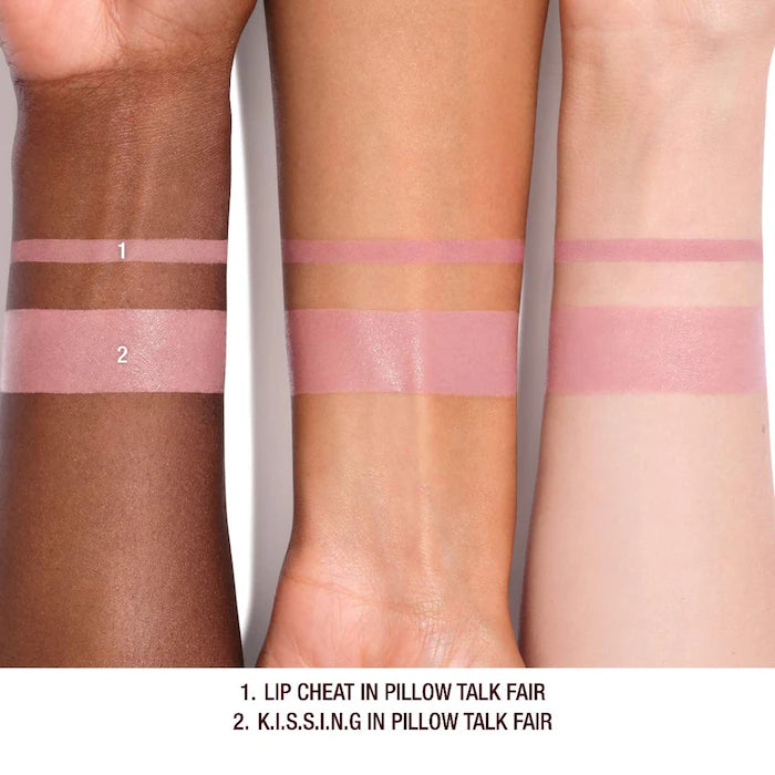 Mini Pillow Talk Lipstick & Liner Set-Pillow talk fair - cool pink nude