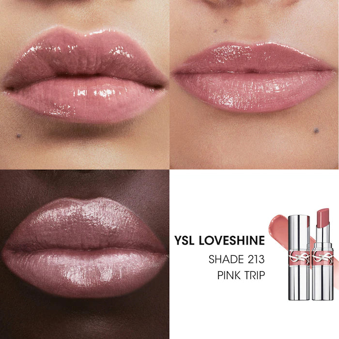 YSL Loveshine Lip Oil Stick-213 Pink Trip - light cool pink