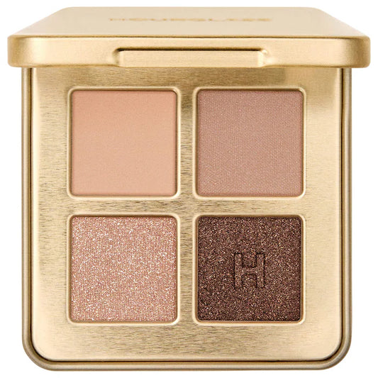 Curator™ Eyeshadow Palettes-Realist - matte neutral peach, satin dusty rose, shimmer bronzed rose with gold pearls, metallic bronze