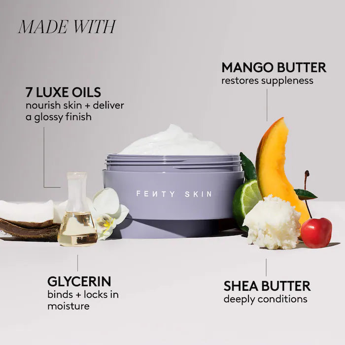Butta Drop Refillable Whipped Oil Body Cream with Tropical Oils + Shea Butter