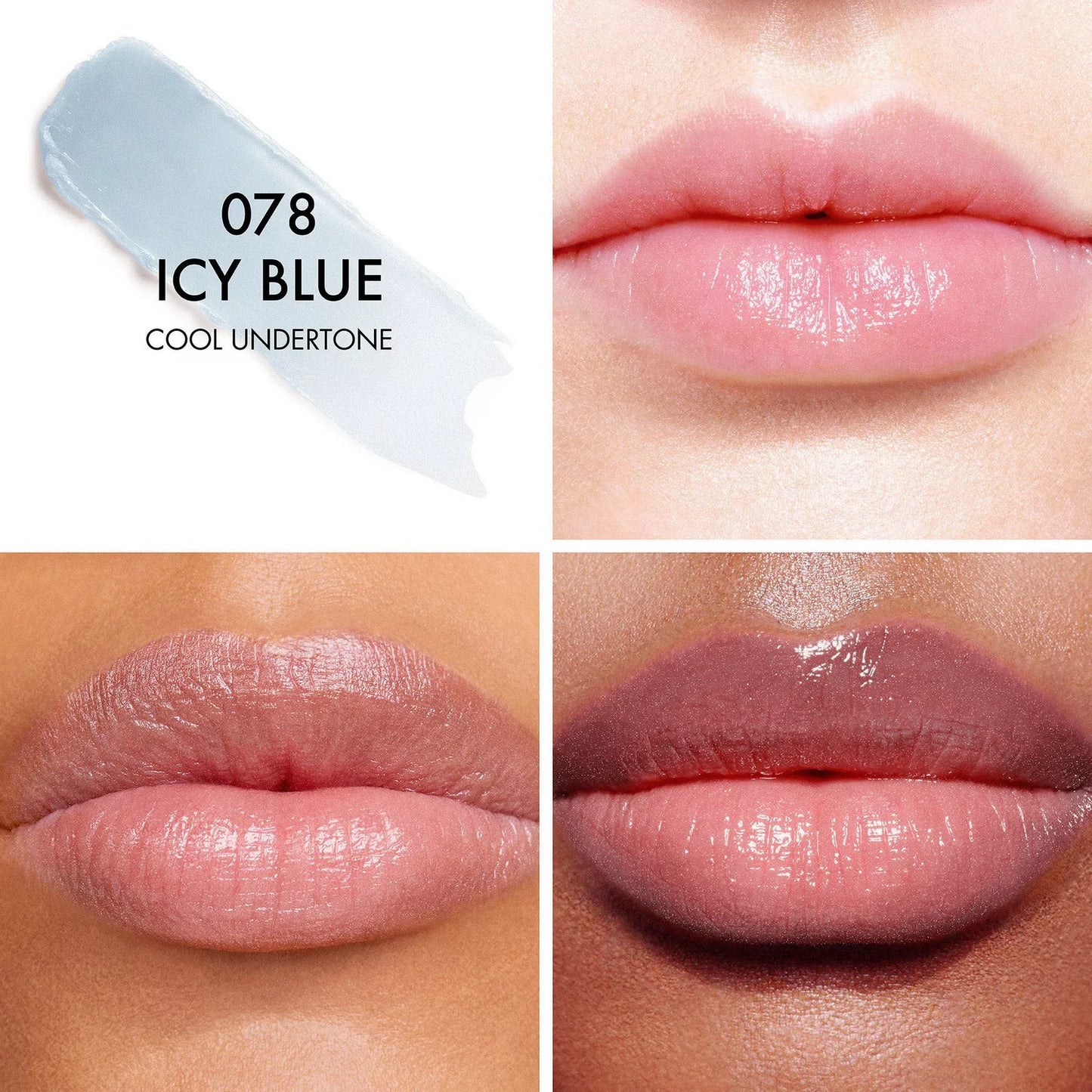 Addict Lip Glow Lip Balm- ICY BLUE - Ph Color changing