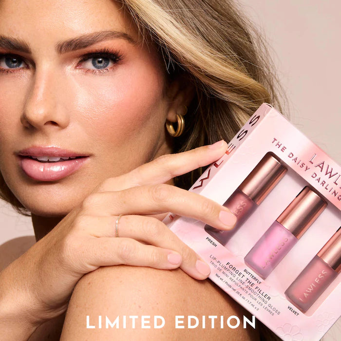 Mini Daisy Darlings Lip-Plumping Lip Gloss Trio