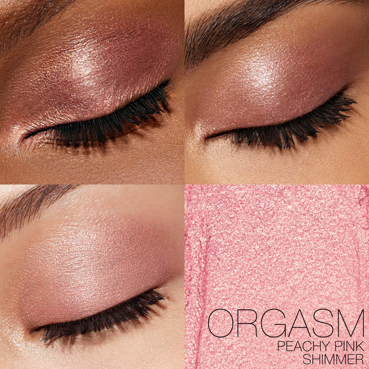 Total Seduction Smudge-Proof Eyeshadow Stick - Orgasm - Peachy pink shimmer