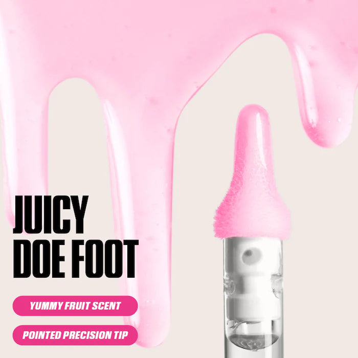 Faux Filler Ultra-Hydrating Tinted Jelly Lip Oil-Juicy Goji - sheer electric pink