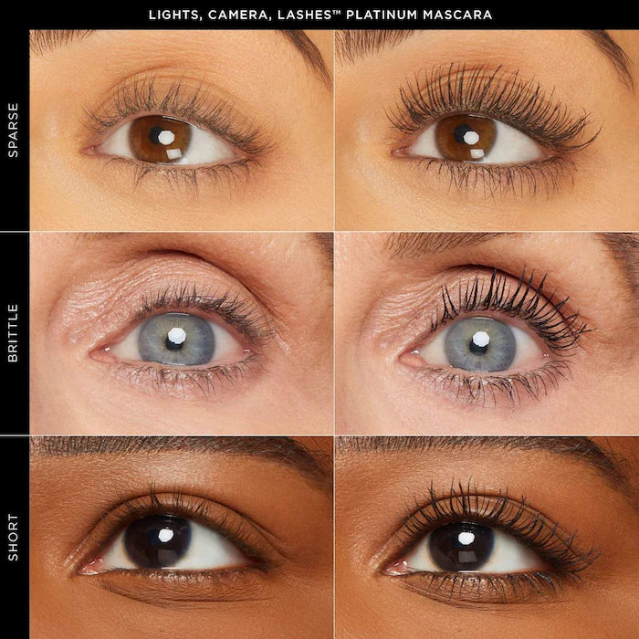 lights, camera, lashes™ 4-in-1 volumizing & conditioning platinum mascara