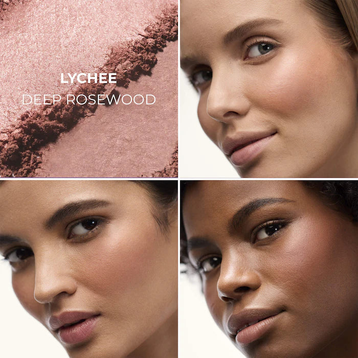 Blush Color Infusion Duo Talc-Free Powder Blush-Lychee - deep rosewood