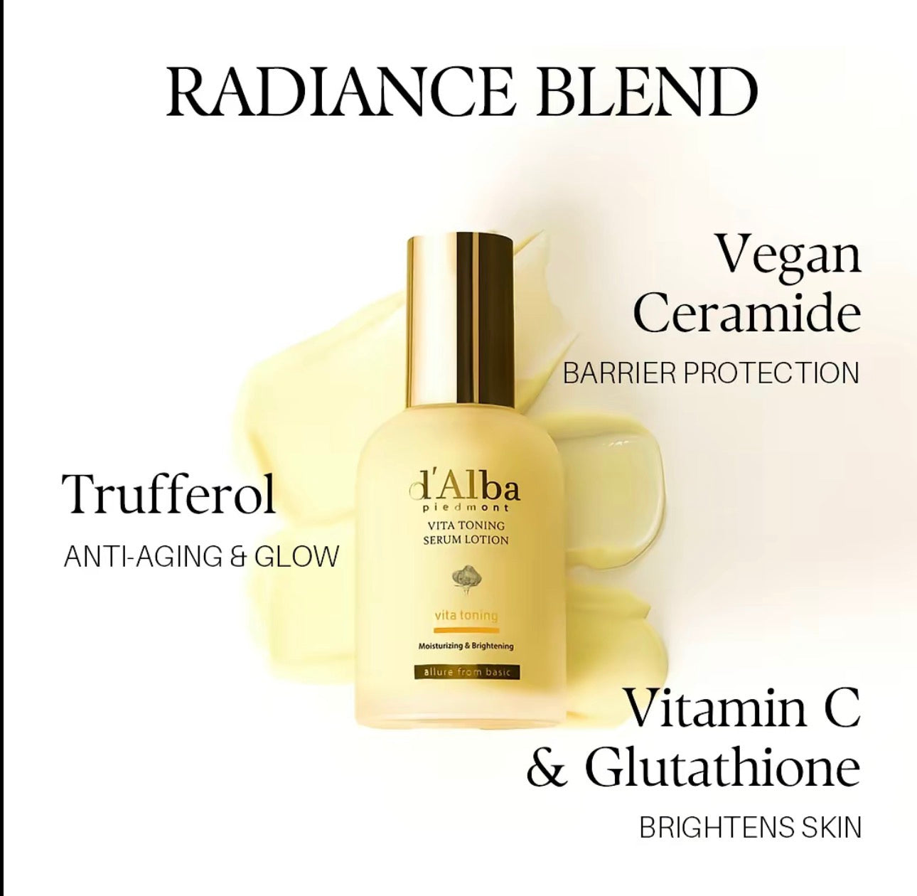 White Truffle Moisturizing Serum - Jumbo size 100ml