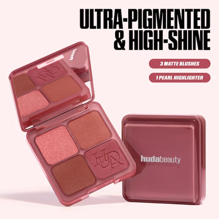 Blush Filter Blurring Blushlighters Palette-Strawberry Latte