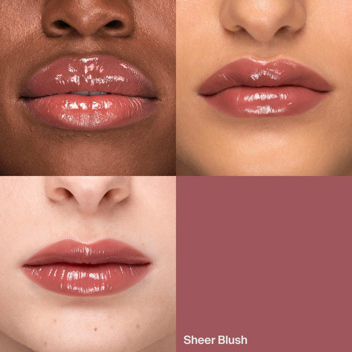 Atomic Shake High-Shine Longwear Lip Lacquer Lipstick-Sheer Blush - mauve pink