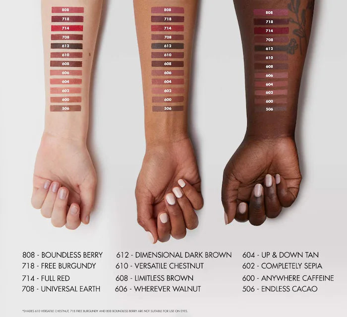 Mini Artist Color Pencil Long-Lasting Lip Liner-506 Endless Cacao - Cool Taupe Brown-0.7g