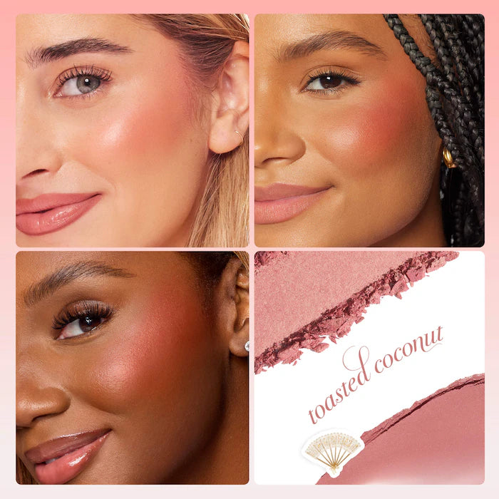 macaron blush & glow™ duo-toasted coconut - rosy beige