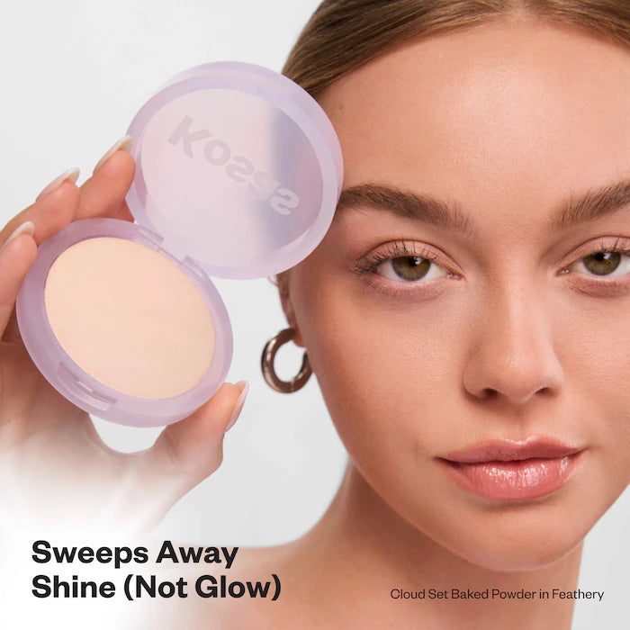 Cloud Set Baked Setting & Smoothing Talc-Free Vegan Powder-Airy - sheer very light