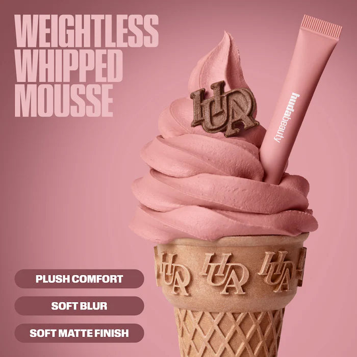 Liquid Matte Mousse Soft Blur Lip Cream-Baby Pink - For a cool-toned pink flush look use