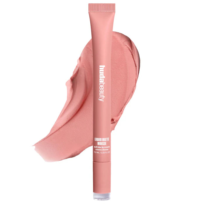 Liquid Matte Mousse Soft Blur Lip Cream-Baby Pink - For a cool-toned pink flush look use