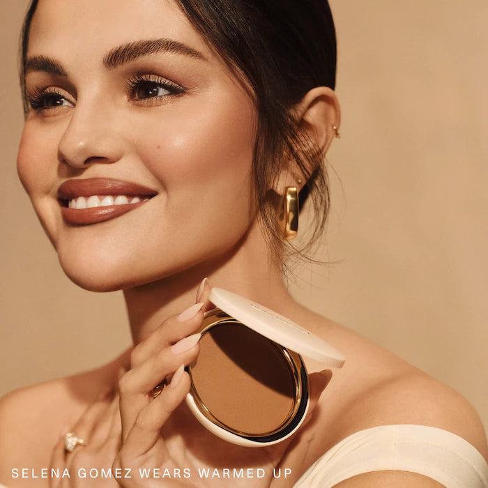 Warm Wishes Soft Matte Powder Bronzer-Warmed Up - light brown with neutral warm undertone